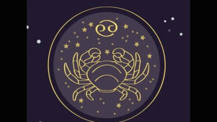Ilustrasi zodiak Cancer yang melambangkan keharmonisan hubungan asmara