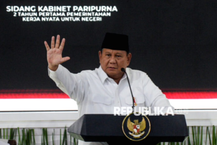 Menteri Luar Negeri Singapura Vivian Balakrishnan bertemu Presiden Prabowo Subianto di Istana Kepresidenan Jakarta.