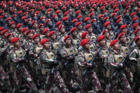 Suasana duka keluarga besar Kopassus atas tewasnya Letda Inf Jihad Ahmad Al-Rasyid akibat kelalaian senjata di Sukoharjo