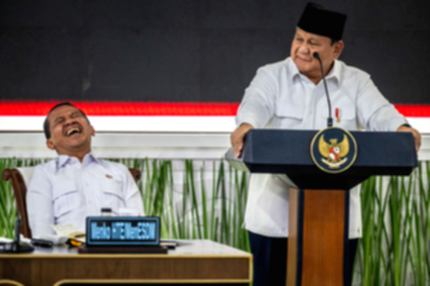 Presiden Prabowo Subianto saat memberikan arahan terkait pencabutan izin tambang yang mangkrak